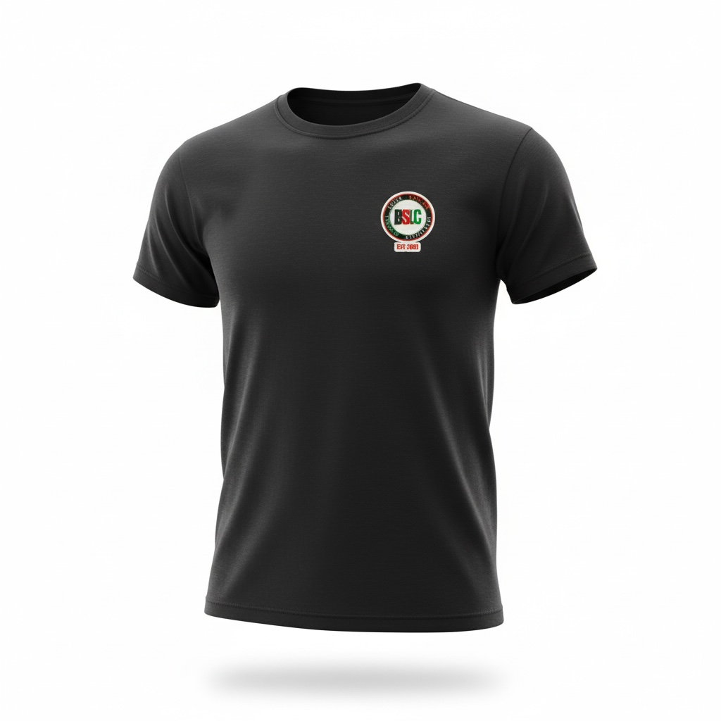 BSLC Black Tee w/ BSLC Community Patch