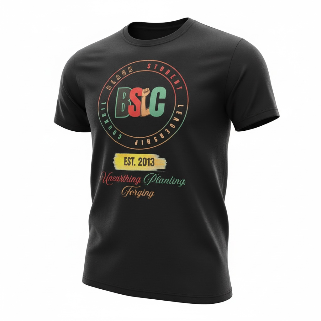 BSLC Black Tee w/ Logo and Greeting